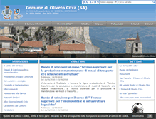Tablet Screenshot of comune.oliveto-citra.sa.it